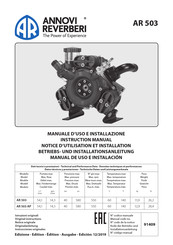 Annovi Reverberi AR 503 Manual De Uso E Instalación