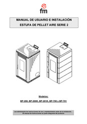 FM Calefaccion BP-201K Manual De Usuario E Instalacion