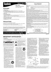 Symphonic WF15L5 Manual Del Usuario
