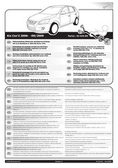 ECS Electronics KI-035-BH Instrucciones De Montaje