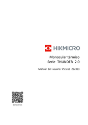 Hikmicro THUNDER 2.0 Serie Manual Del Usuario