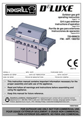 Nexgrill 720-0896CG Instrucciones De Operación