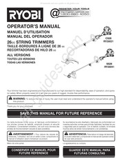 Ryobi RY28041 Manual Del Operador