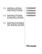 Thermador T23IR900SP Instrucciones De Instalación