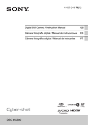 Sony Cyber-shot DSC-HX300 Manual De Instrucciones