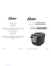 Oster CKSTDFZM53 Manual