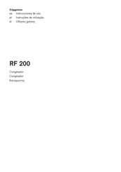 Gaggenau RF 200 Instrucciones De Uso