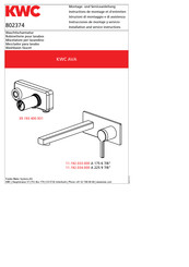 KWC AVA 11.192.033.000 Instrucciones De Montaje Y Servicio