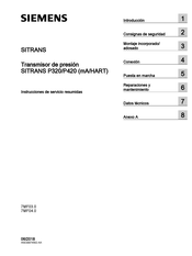 Siemens SITRANS P320/P420 Instrucciones De Servicio Resumidas