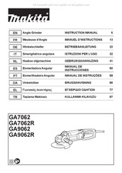 Makita GA9062 Manual De Instrucciones