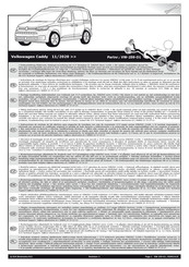 ECS Electronics VW-259-D1 Instrucciones De Montaje