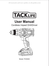 TACKLIFE PCD04C Manual Del Usuario