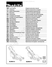 Makita ELM4612 Manual De Instrucciones Original