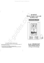 La Crosse Technology WS-8025SU Manual De Instrucciones