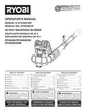 Ryobi OP40501 Manual Del Operador