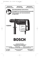 Bosch 11222EVS Instrucciones De Funcionamiento Y Seguridad