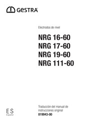 GESTRA NRG 17-60 Traduccion Del Manual De Instrucciones Originales