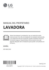 LG WD14BVC2S6C Manual Del Propietário