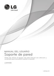 LG LSW140B Manual Del Usuario