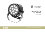 thomann fun generation LED Pot 12x1W RGBW Manual De Instrucciones