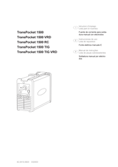 Fronius TransPocket 1500 Instrucciones De Uso Lista De Repuestos