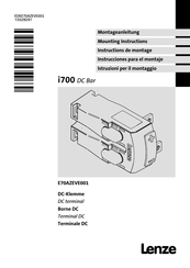 Lenze E70AZEVE001 Instrucciones Para El Montaje