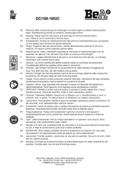 BEA DC/100-1002C Instrucciones