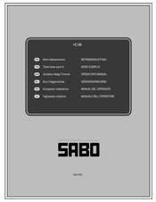 Sabo HC-66 Manual Del Operador