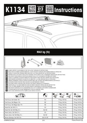 Yakima K1134 Manual De Instrucciones