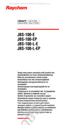 Raychem JBS-100-E Manual De Instrucciones