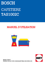 Bosch TASSIMO happy TAS1002C Instrucciones De Uso
