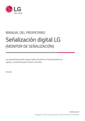 LG 55EJ5G Manual Del Propietário