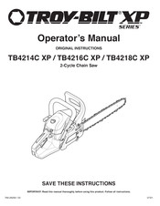 Troy-Bilt TB4218C XP Manual Del Operador