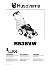 Husqvarna R53SVW Manual De Las Instrucciones