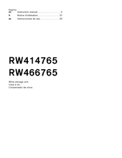 Gaggenau RW414765 Instrucciones De Uso
