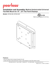 PEERLESS SF630-AW Instalación Y Montaje