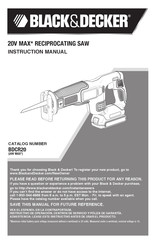 Black and Decker BDCR20 Manual De Instrucciones