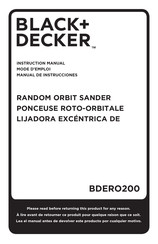 Black and Decker BDERO200C Manual De Instrucciones