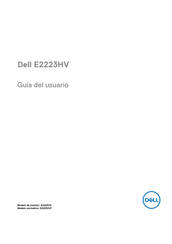 Dell E2223HV Guia Del Usuario