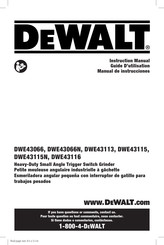 DeWalt DWE43115 Manual De Instrucciones