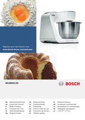 Bosch MUM50149 Instrucciones De Uso