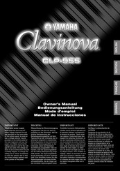 Yamaha Clavinova CLP-955 Manual De Instrucciones