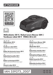 Parkside PMRDA 20-Li A1 Traduccion Del Manual De Instrucciones Originale