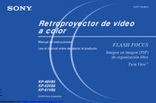 Sony KP-61V85 Manual De Instrucciones