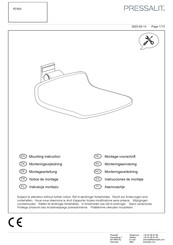 Pressalit R7404 Instrucciones De Montaje