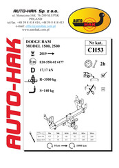 AUTO-HAK CH53 Manual De Instrucciones