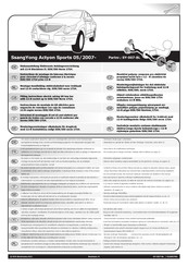 ECS Electronics SY-007-BL Instrucciones De Montaje