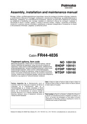 Lemeks Palmako FR44-4836 Instrucciones De Montaje, Instalación Y Mantenimiento