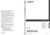 Sony Bravia KDL-19L40 Serie Manual De Instrucciones