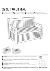 Keter 265L Instrucciones De Montaje